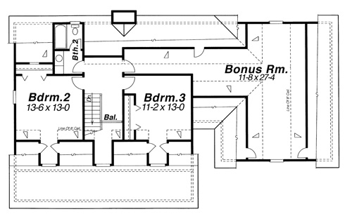 Second Floor image of LOGAN House Plan